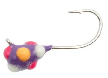 Clam Confetti Drop - 2 Pack - Size 12, 1/32 oz, Purple Multi-Color Glow DotModel#19852 cp=6