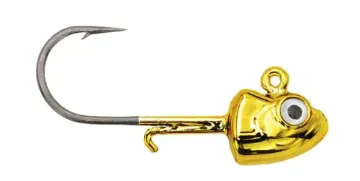 Clam Glide Drop Tungsten Jig - 2/pk - Sz. #6,1/16oz,Metalic Gold Model#19987 cp=6