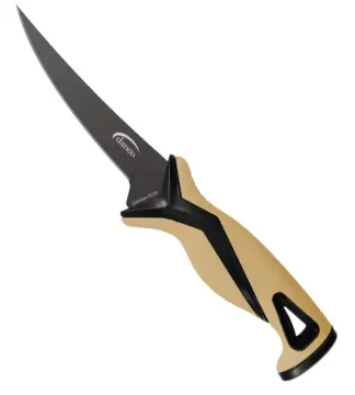 "Danco PRO SERIES 5"" FILLET KNIFE - MOLDED GRIP TEFLON COATED BLADE - SANDSTORM"