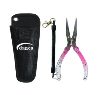 Danco 6.5in Fish Species Tourn.Pliers Rbow Trout Lnyrd/shth Reg$15.99 PA65LS-RC-T-RBW