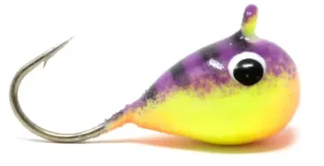 Clam Drop Jig - 2 Pack - Size 14, 1/32oz,  Glow Purple TigerModel#19799 cp=6
