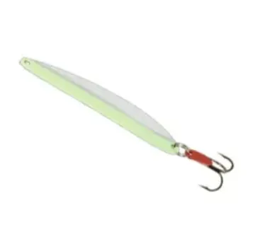 FLUTTER LAKER TAKER 4 NICKEL GLO 1/4OZ(by Bay De noc) MFG# 9016FLT-NICKELGLO