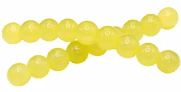 DEATH ROE SCENTED SOFT EGG CHAINS 3/8" LEMON DROP