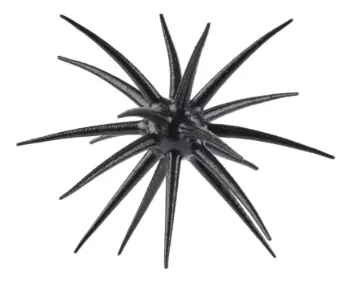 Berkley PowerBait® MaxScent 'Moeba Black 3.5 in 1/pk urchin #MOEBA35-BL CP=5